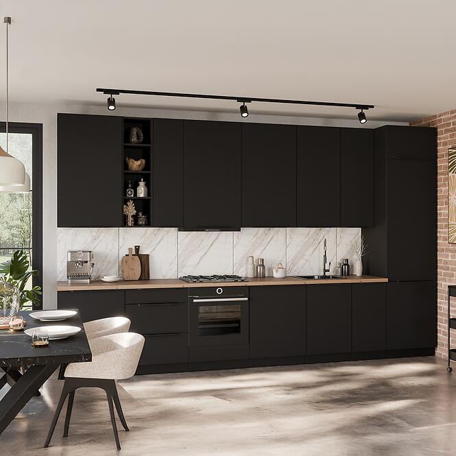 Kuchynská skrinka Aria-Bl/Bl Anti Fingerprint 80 Nagu-36 1f,4