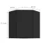 Kuchynská skrinka Aria-Bl/Bl Anti Fingerprint 60x60 Gn-72 1f (45°),2