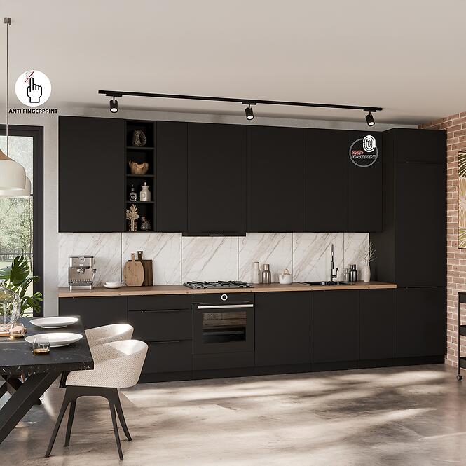 Kuchynská skrinka Aria-Bl/Bl Anti Fingerprint 60x60 Gn-108 1f (45°),9