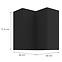 Kuchynská skrinka Aria-Bl/Bl Anti Fingerprint 60x60 Gn-72 2f (90°),2