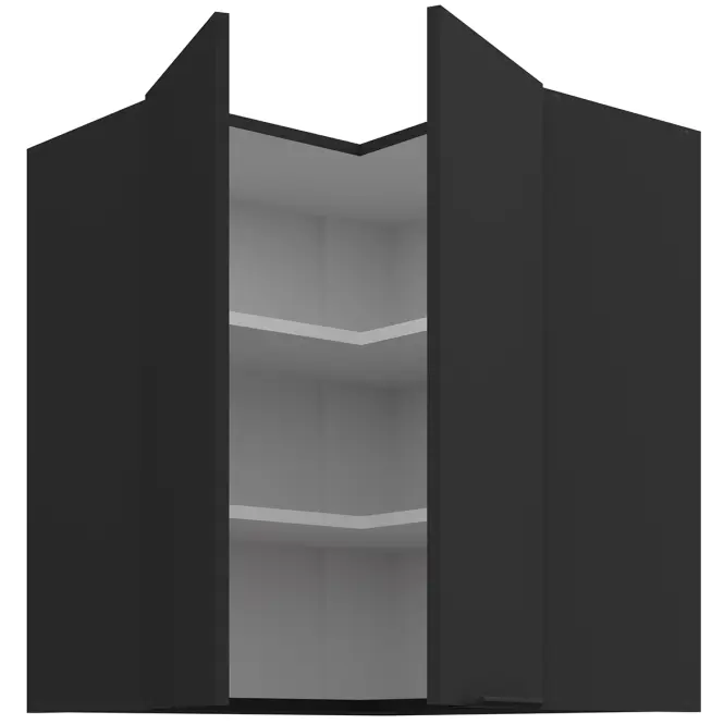 Kuchynská skrinka Aria-Bl/Bl Anti Fingerprint 60x60 Gn-72 2f (90°)