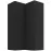 Kuchynská skrinka Aria-Bl/Bl Anti Fingerprint 60x60 Gn-108 2f (90°)