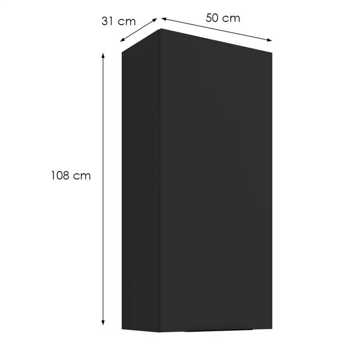 Kuchynská skrinka Aria-Bl/Bl Anti Fingerprint 50g-108 1f