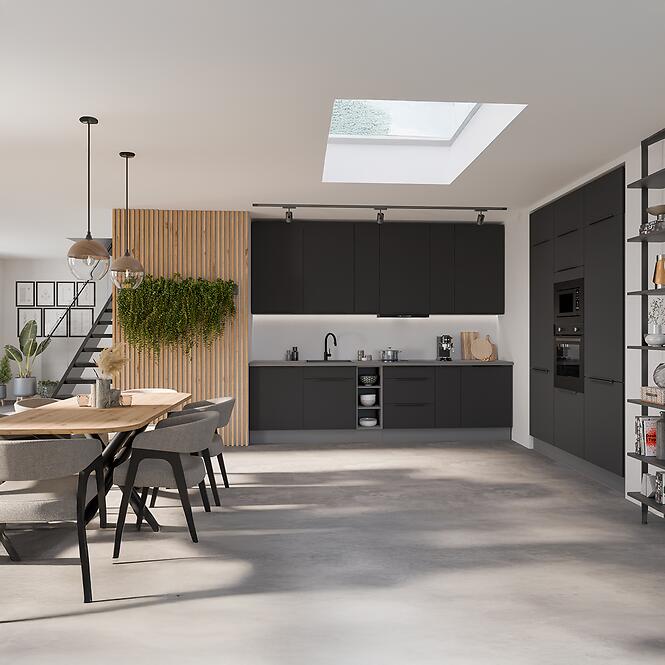 Kuchynská skrinka Aria-Bl/Ant Anti Fingerprint 80g-72 2f,4