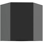 Kuchynská skrinka Aria-Bl/Ant Anti Fingerprint 60x60 Gn-72 1f (45°)