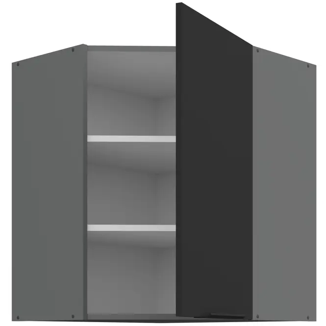 Kuchynská skrinka Aria-Bl/Ant Anti Fingerprint 60x60 Gn-72 1f (45°)