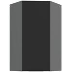 Kuchynská skrinka Aria-Bl/Ant Anti Fingerprint 60x60 Gn-108 1f (45°)