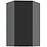 Kuchynská skrinka Aria-Bl/Ant Anti Fingerprint 60x60 Gn-108 1f (45°)
