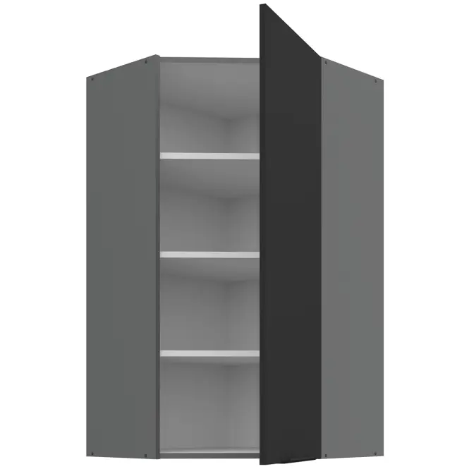 Kuchynská skrinka Aria-Bl/Ant Anti Fingerprint 60x60 Gn-108 1f (45°)