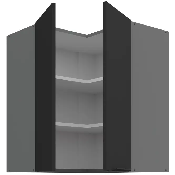 Kuchynská skrinka Aria-Bl/Ant Anti Fingerprint 60x60 Gn-72 2f (90°)
