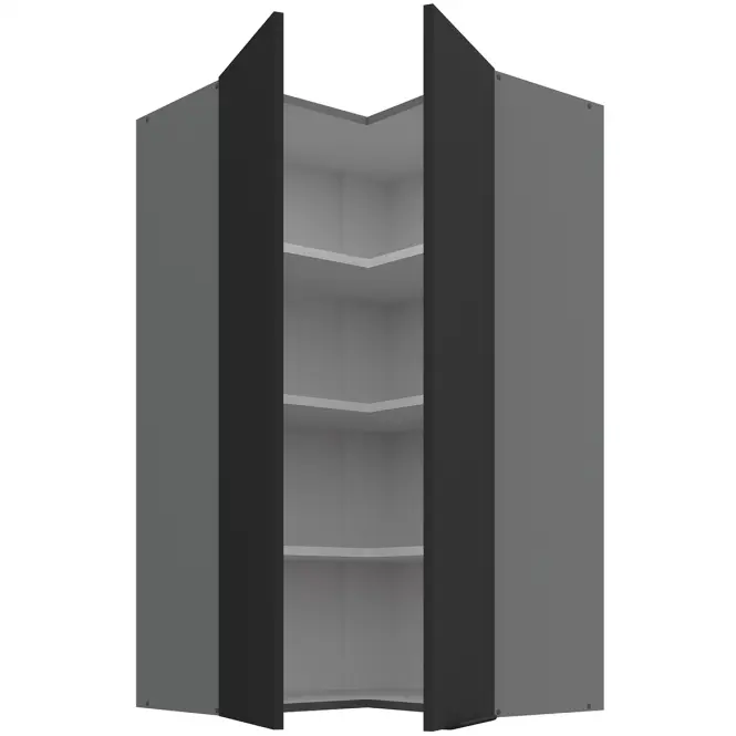 Kuchynská skrinka Aria-Bl/Ant Anti Fingerprint 60x60 Gn-108 2f (90°)