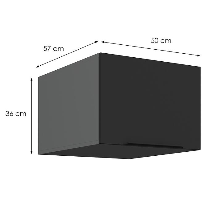 Kuchynská skrinka Aria-Bl/Ant Anti Fingerprint 50 Nagu-36 1f