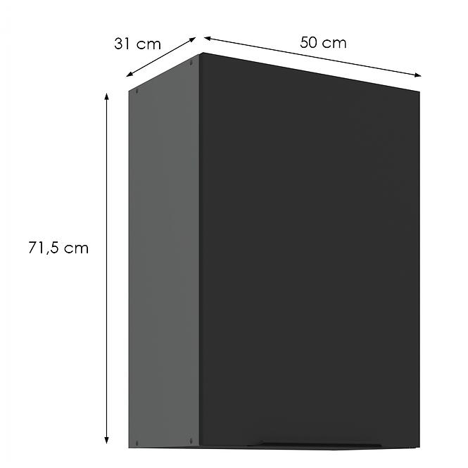 Kuchynská skrinka Aria-Bl/Ant Anti Fingerprint 50g-72 1f,2