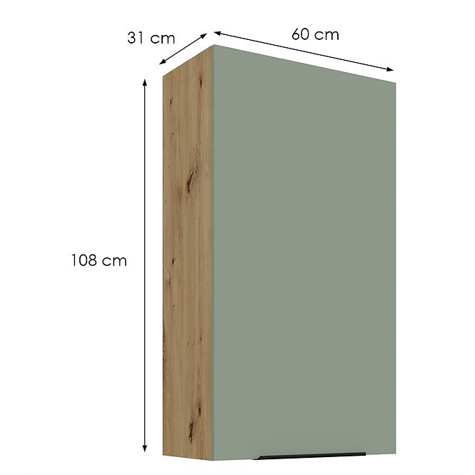 Kuchynská skrinka Aria-Sa/Ar Anti Fingerprint 60g-108 1f,2