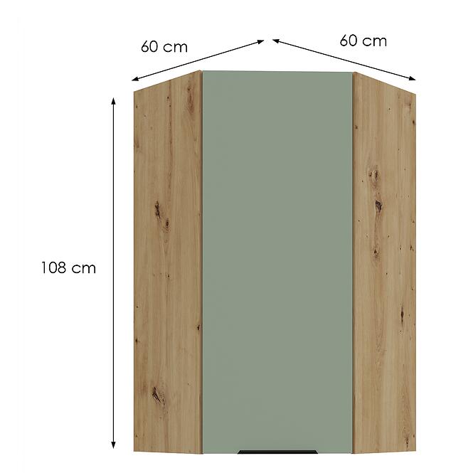 Kuchynská skrinka Aria-Sa/Ar Anti Fingerprint 60x60 Gn-108 1f (45°),2