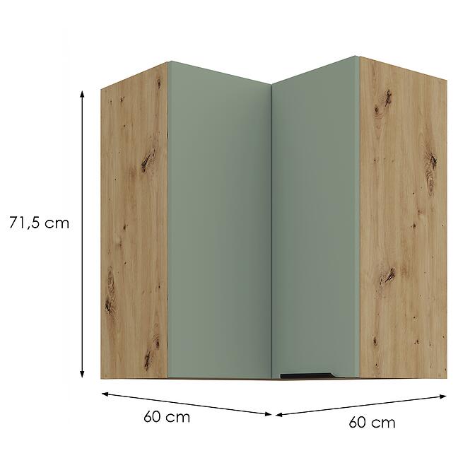 Kuchynská skrinka Aria-Sa/Ar Anti Fingerprint 60x60 Gn-72 2f (90°),2