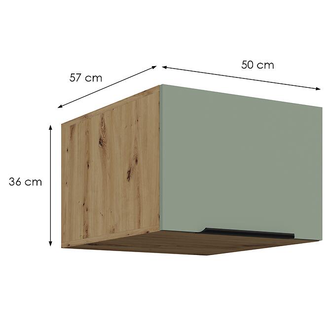Kuchynská skrinka Aria-Sa/Ar Anti Fingerprint 50 Nagu-36 1f,2