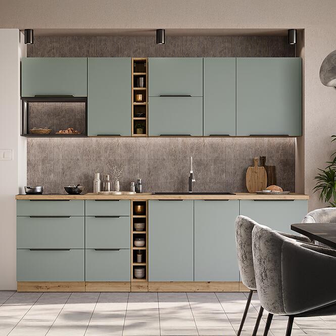 Kuchynská skrinka Aria-Sa/Ar Anti Fingerprint 50 Nagu-36 1f,6