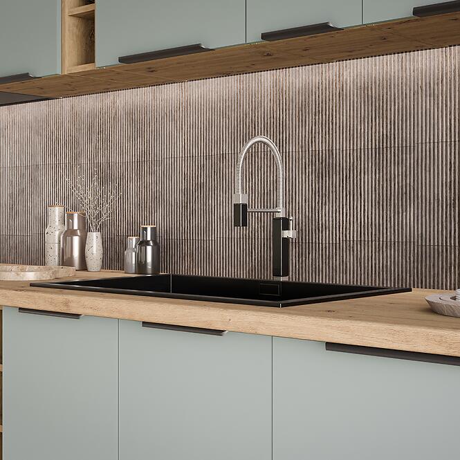 Kuchynská skrinka Aria-Sa/Ar Anti Fingerprint 50 Nagu-36 1f,7