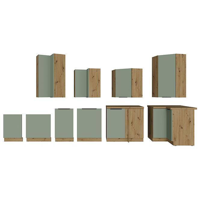 Kuchynská skrinka Aria-Sa/Ar Anti Fingerprint 40 Nagu-36 1f,11