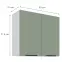 Kuchynská skrinka Aria-Sa/Wh Anti Fingerprint 80g-72 2f,2