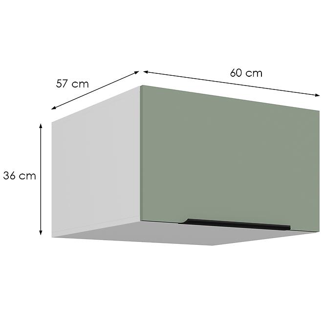 Kuchynská skrinka Aria-Sa/Wh Anti Fingerprint 60 Nagu-36 1f,2