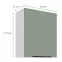 Kuchynská skrinka Aria-Sa/Wh Anti Fingerprint 60g-72 1f,2