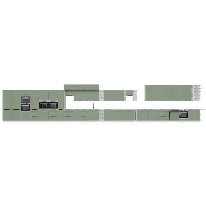 Kuchynská skrinka Aria-Sa/Wh Anti Fingerprint 60g-108 1f