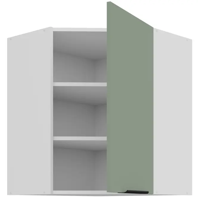 Kuchynská skrinka Aria-Sa/Wh Anti Fingerprint 60x60 Gn-72 1f (45°)