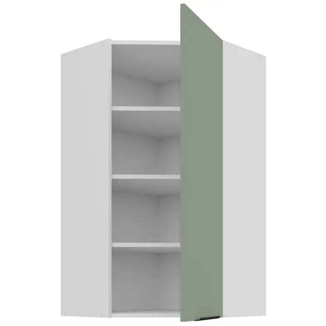 Kuchynská skrinka Aria-Sa/Wh Anti Fingerprint 60x60 Gn-108 1f (45°)