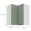 Kuchynská skrinka Aria-Sa/Wh Anti Fingerprint 60x60 Gn-72 2f (90°),2