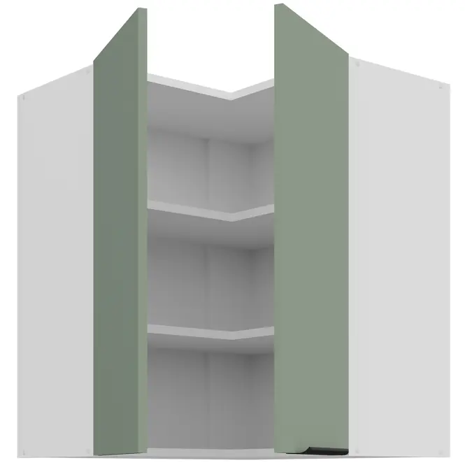 Kuchynská skrinka Aria-Sa/Wh Anti Fingerprint 60x60 Gn-72 2f (90°)