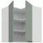 Kuchynská skrinka Aria-Sa/Wh Anti Fingerprint 60x60 Gn-72 2f (90°),3