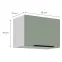 Kuchynská skrinka Aria-Sa/Wh Anti Fingerprint 50gu-36 1f,2