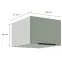Kuchynská skrinka Aria-Sa/Wh Anti Fingerprint 50 Nagu-36 1f,2