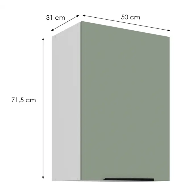 Kuchynská skrinka Aria-Sa/Wh Anti Fingerprint 50g-72 1f