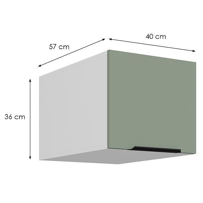 Kuchynská skrinka Aria-Sa/Wh Anti Fingerprint 40 Nagu-36 1f,2