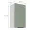 Kuchynská skrinka Aria-Sa/Wh Anti Fingerprint 40g-72 1f,2