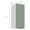Kuchynská skrinka Aria-Sa/Wh Anti Fingerprint 30g-72 1f,2