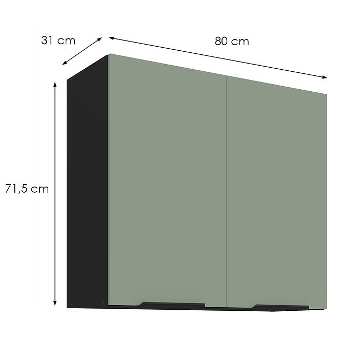 Kuchynská skrinka Aria-Sa/Bl Anti Fingerprint 80g-72 2f,2
