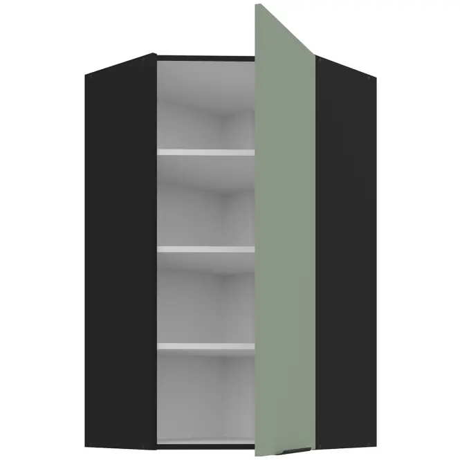 Kuchynská skrinka Aria-Sa/Bl Anti Fingerprint 60x60 Gn-108 1f (45°)