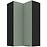 Kuchynská skrinka Aria-Sa/Bl Anti Fingerprint 60x60 Gn-108 2f (90°)