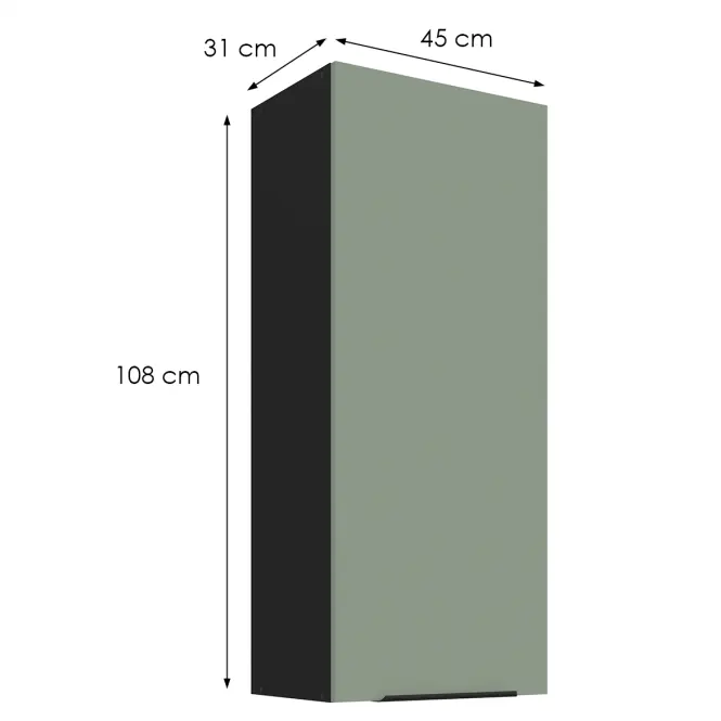 Kuchynská skrinka Aria-Sa/Bl Anti Fingerprint 45g-108 1f