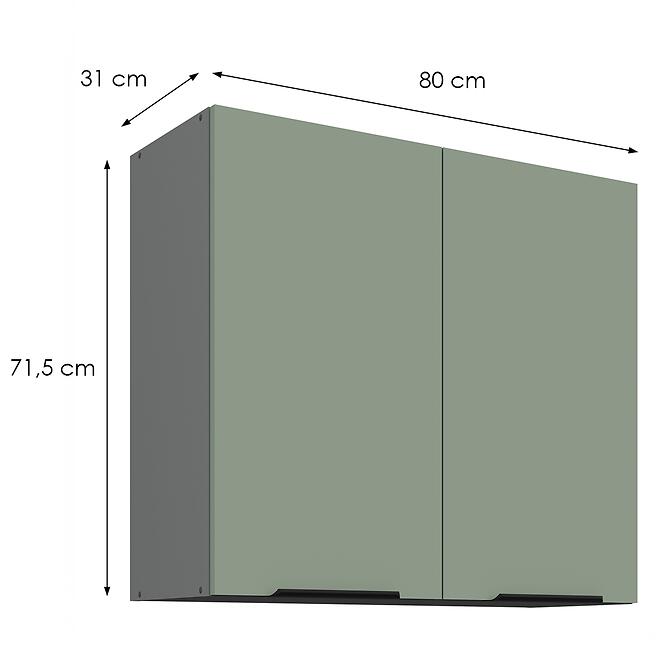 Kuchynská skrinka Aria-Sa/Ant Anti Fingerprint 80g-72 2f,2