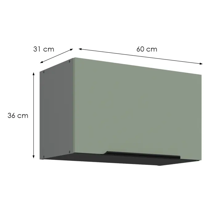Kuchynská skrinka Aria-Sa/Ant Anti Fingerprint 60gu-36 1f