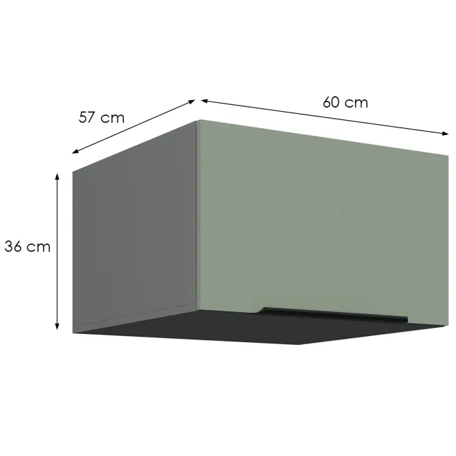 Kuchynská skrinka Aria-Sa/Ant Anti Fingerprint 60 Nagu-36 1f