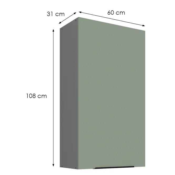 Kuchynská skrinka Aria-Sa/Ant Anti Fingerprint 60g-108 1f