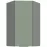 Kuchynská skrinka Aria-Sa/Ant Anti Fingerprint 60x60 Gn-108 1f (45°)