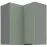 Kuchynská skrinka Aria-Sa/Ant Anti Fingerprint 60x60 Gn-72 2f (90°)
