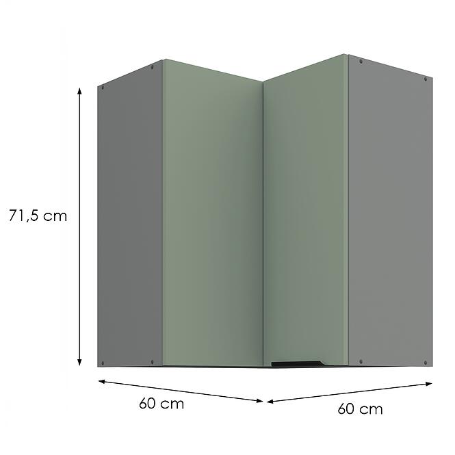 Kuchynská skrinka Aria-Sa/Ant Anti Fingerprint 60x60 Gn-72 2f (90°),2